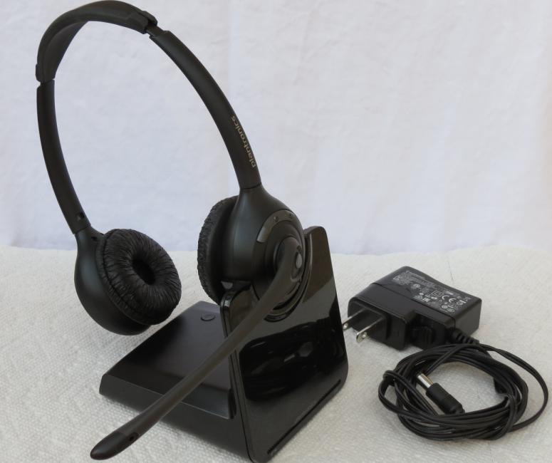 P/N 86920-01 Model WH350 Binaural Headset (2 Ear Pieces w/mono Sound)