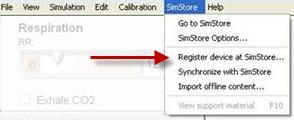 Step 2: Register Devices Your devices must be registered in SimStore before you can allocate your purchased content licenses to them.