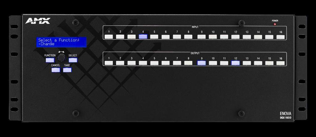DATA SHEET Enova DGX 1600 Enclosure DGX1600-ENC (FG1061-16) Overview The new Enova DGX 1600 Enclosure (DGX1600-ENC) is a Digital Media Switcher that is ready to support 4K and Ultra High Definition