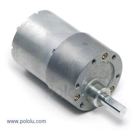 Figure 4: Motors used in the robot Wheels The wheels used on the robot are also made by Pololu.