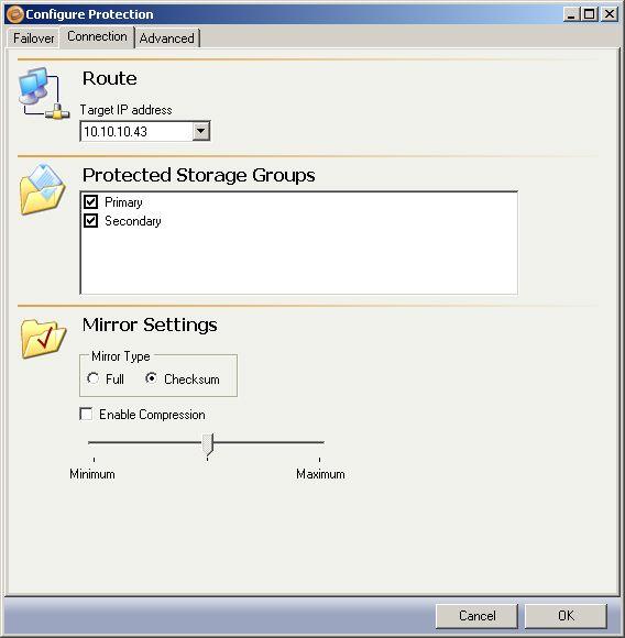 (NEW) Configurable data protection Storage Mirroring Application Manager 4.