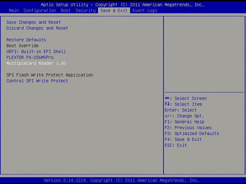Installation Manual 11. Software Installation 7. When the AMI BIOS Splash screen appears, click F2 for the Setup Menu. Figure 11-14: AMI BIOS Splash Screen 8. Navigate to the Save & Exit page.