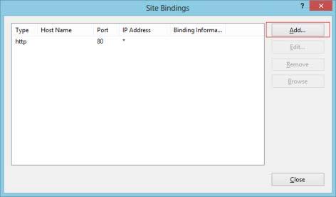 CloudBond 365 Figure 16-9: Add HTTPS Binding 3.