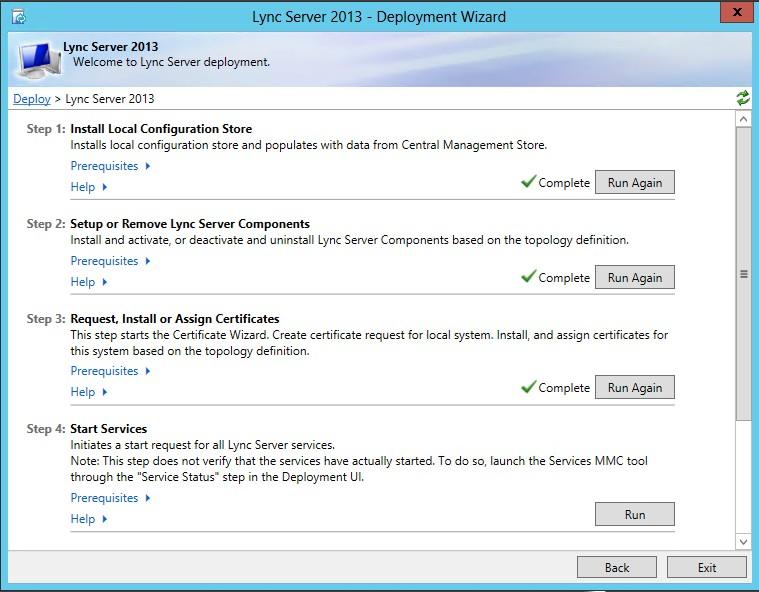 CloudBond 365 1. Select Install or Update Lync Server System. Figure 17-24: Updating Skype for Business Components 2.