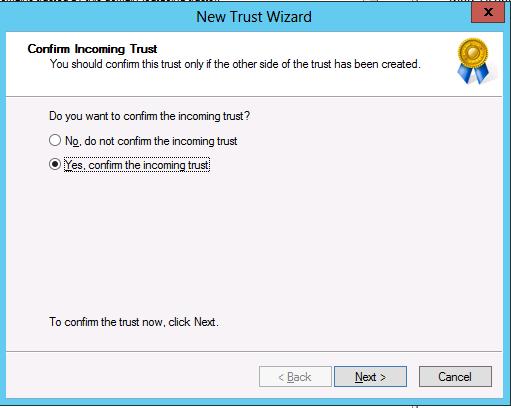 CloudBond 365 Figure 7-19: Confirming the Trust