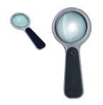 1/2 MAGNIFIYING GLASS WITH LED LIGHT PRICE: $ 2.