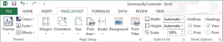 Printing parts of worksheets Excel gives you a great deal of control over what your worksheets look like when you print them, but you also have a lot of control over which parts of your worksheets