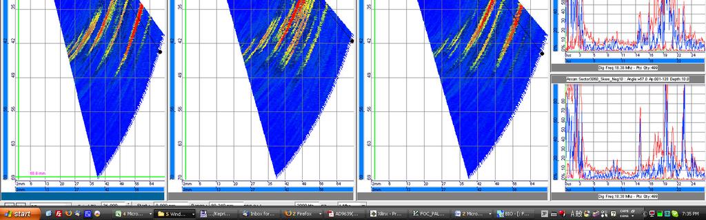 Accessing from B side confirms also the additional shear wave experiments that were