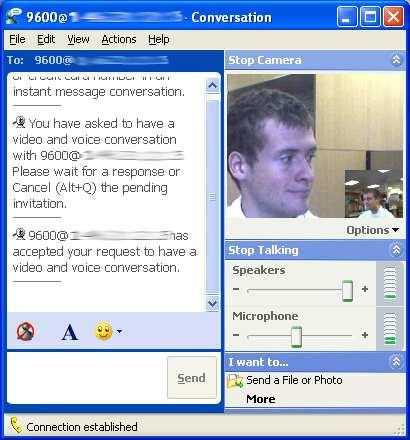 Figure 7: SIP video in operation This creates a video conference room. When 6000 is dialed, Asterisk executes the MeetMe application and the dialee can join the conference using the pin 1234.