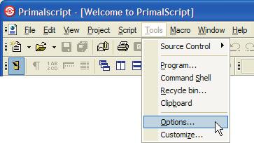 PrimalScript - Your First 20 Minutes 5 Set Script and Project Folders Before you begin creating projects, you can set the folders in which you want your new scripts and projects to be created.