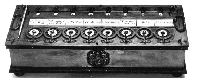 The Early Period: Up to 1940 (con't) 1672: The Pascaline Designed and built by Blaise Pascal One of the first