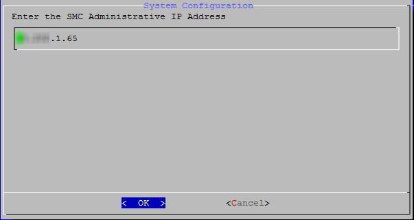 Installation 2. Select Management, and then press Enter. The IP Address page opens. 3.
