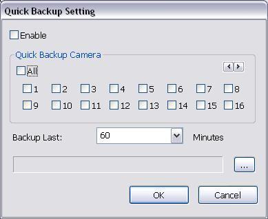 and divide the file sizes to facilitate burning into DVD or CD disc. 5. If you do NOT want to keep the recorded file in the storage folder, enable Delete files after Backup check box. 6.