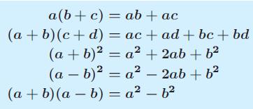 MATHS METHODS QUADRATICS REVIEW LAWS OF EXPANSION A reminder of some of the laws of expansion, which in reverse are a quick reference for rules of factorisation a) b) c) d) e) FACTORISING Exercise 4A