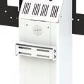 Carries screens up to 130kg or 86 (diagonal) Up to 30kg