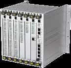 Like the 502, it can power the rack and the other modules. One 10 baset Ethernet port Eight V.24 serial ports with hand shake at the rear connector/cable interface One V.