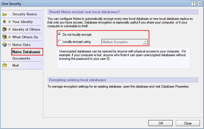 Control the Default for New Databases - Under Security User Security.
