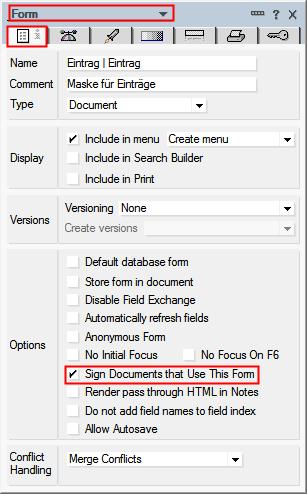 Signing Documents - Notes developers can set a form's property to sign all documents saved or send