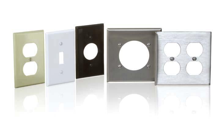 Traditional Wallplates Familiar and functional, Leviton Traditional Wallplates are designed for use with Traditional Leviton devices.
