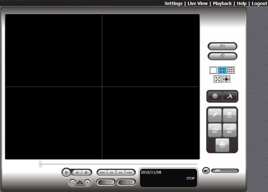 7. Playback There are two ways to execute the playback function: with Internet Explorer or with the Playback System application. 7.1 