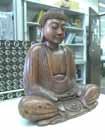 Small buddha statue - Material: wooden - Dimensions: 30x40x20 cm - Many small details,