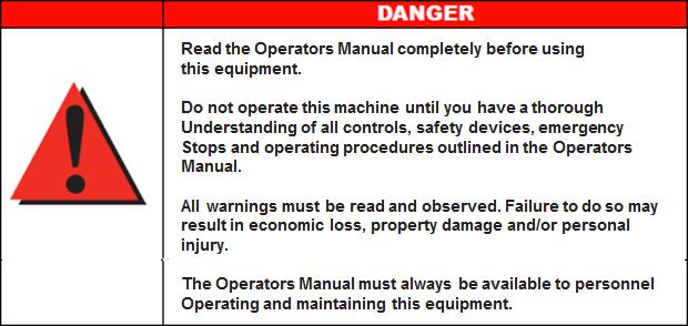 Important Notes Do not allow the gantry head to sit in one place for a long period of time after installing it on the table and parking stand assembly.
