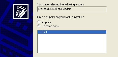 PinPoint X HSUPA/HSDPA Figure 0-17: Add Hardware Wizard: Select Ports i. Check Selected Ports. j.