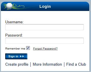 LOGGING IN Log in to http://www.ghin.com using the user name and password provided by your golf association.