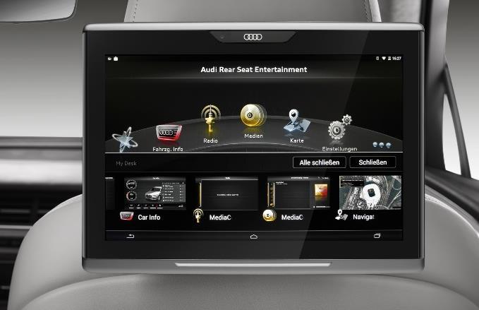 Next Generation of IVI Systems: Reference Projects Audi Tablet E2E HW/SW Concept-