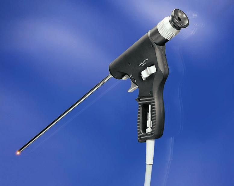 Swing-prism borescopes Rotation and pivot functions for the best possible field of view The so-called swing-prism borescope features a swing prism at its tip.