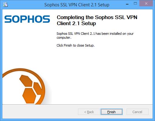 Sophos Firewall 6. When the installation is Completed click on Next. 7. End the installation process by clicking Finish.