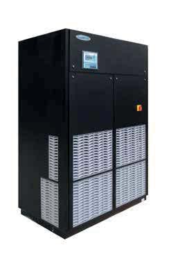Direct expansion or chilled water close control units with free-cooling system for telecom centres Cooling capacity from 6,5 to 23,0 kw Packaged version ED.P SF.E displacement diffusion ED.P SF.U upflow ED.
