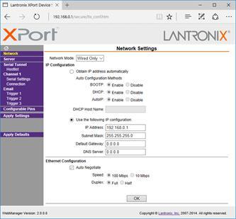 (2) Screen layout description PC connection settings (LAN
