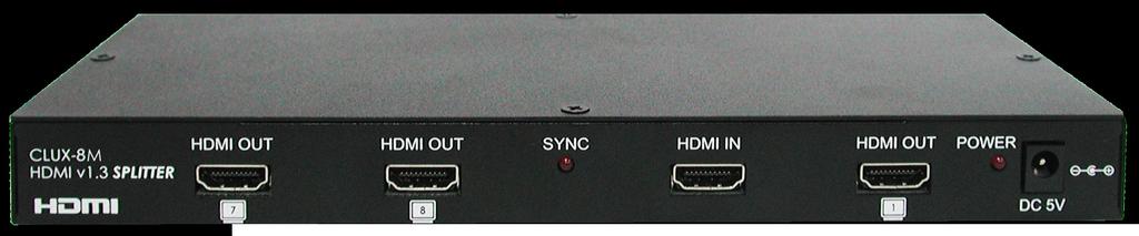 CLUX-8M 1x8 HDMI Multi-channel