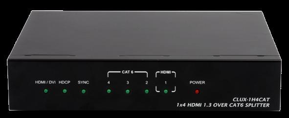IN CAT6 OUTPUT HD TV IR Blaster AorBorC VIDEO DDC VIDEO DDC