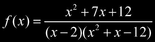 asymptotes of the following function: Slide 122 / 179 (Choose all that apply.