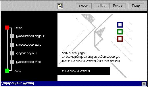 Getting Started Introduction to PowerPoint 97 To Create a New Presentation with AutoContent Wizard 1. Open PowerPoint and click the AutoContent wizard option and choose OK.