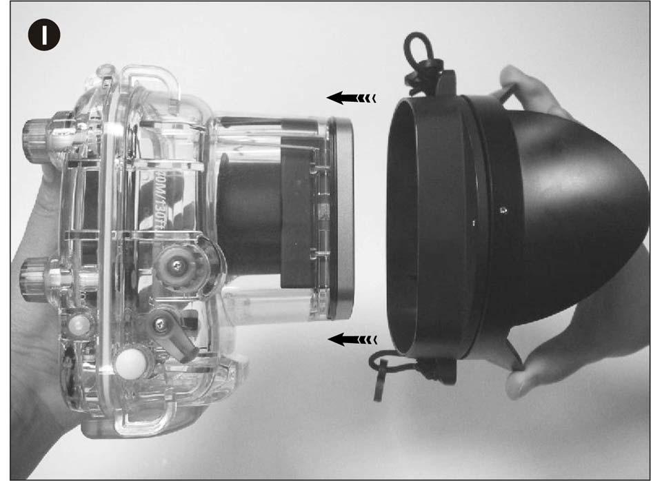 D. Please note that the BigEye Lens was designed to work underwater only.