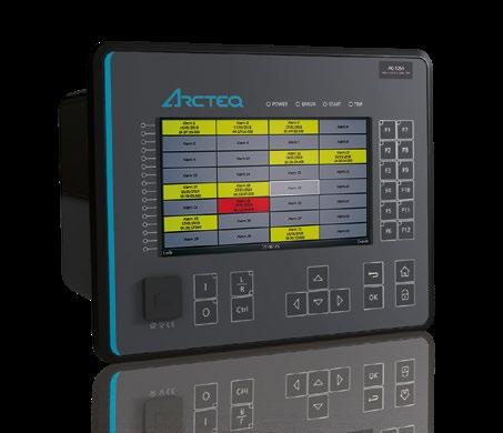 The AQ-S254 communicates using various protocols including IEC 61850 substation communication standard.