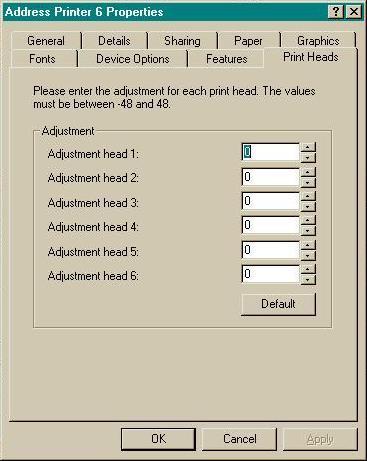SECTION 3 OPERATING THE PRINTER When Printer is turned OFF, any changes made this way return to original settings.