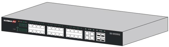 system management tools. I-1 Overview The Edimax GS-54XXPLC Series Smart Switch features 4 RJ45 and 4 SFP Combo ports.