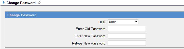 1.2 Change the default password for the web GUI Select System Settings Change Password Figure1-2 2.