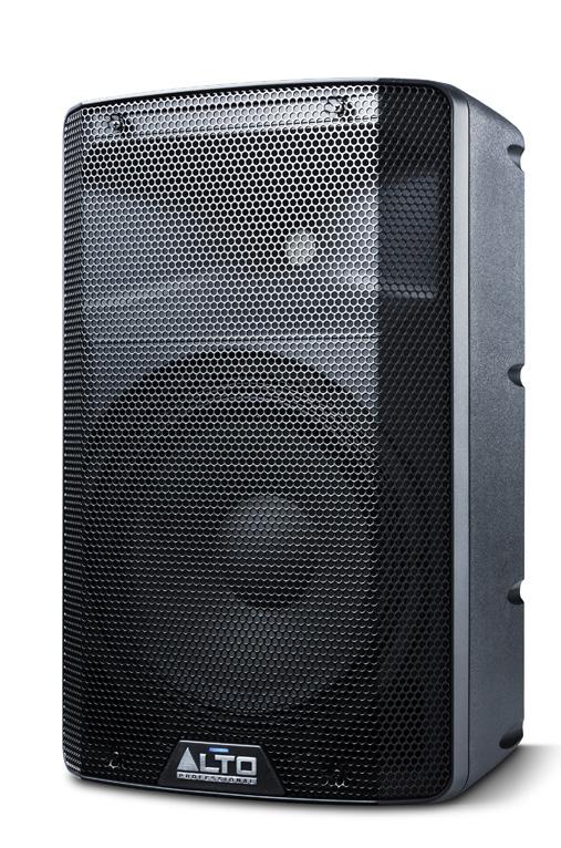 2-WAY POWERED LOUDSPEAKER 300 Watts peak, (150 Watts continuous Class D power) The newly designed horn delivers greater coverage 90 H x 60 V The full grille delivers style and provides protection for