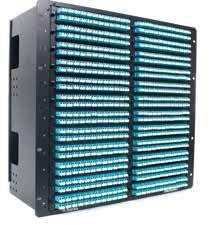 with up to 288 duplex LC ports Vertical 12U 4U with up to 144