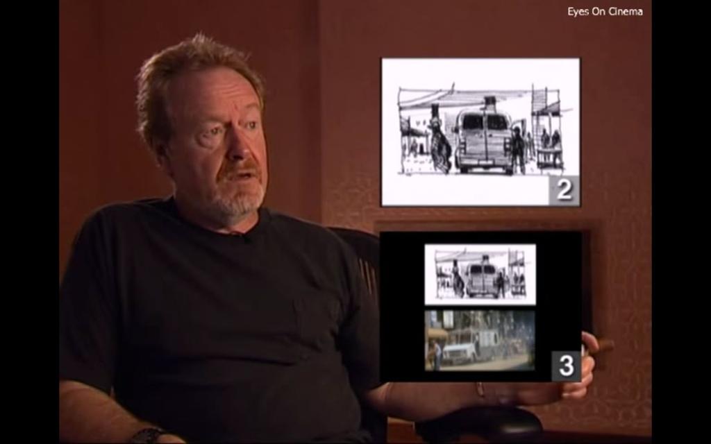 some of his films being Prometheus, Blade Runner and Alien. Ridley Scott went to art school for seven years which is why when he creates storyboards they re always painted and drawn.