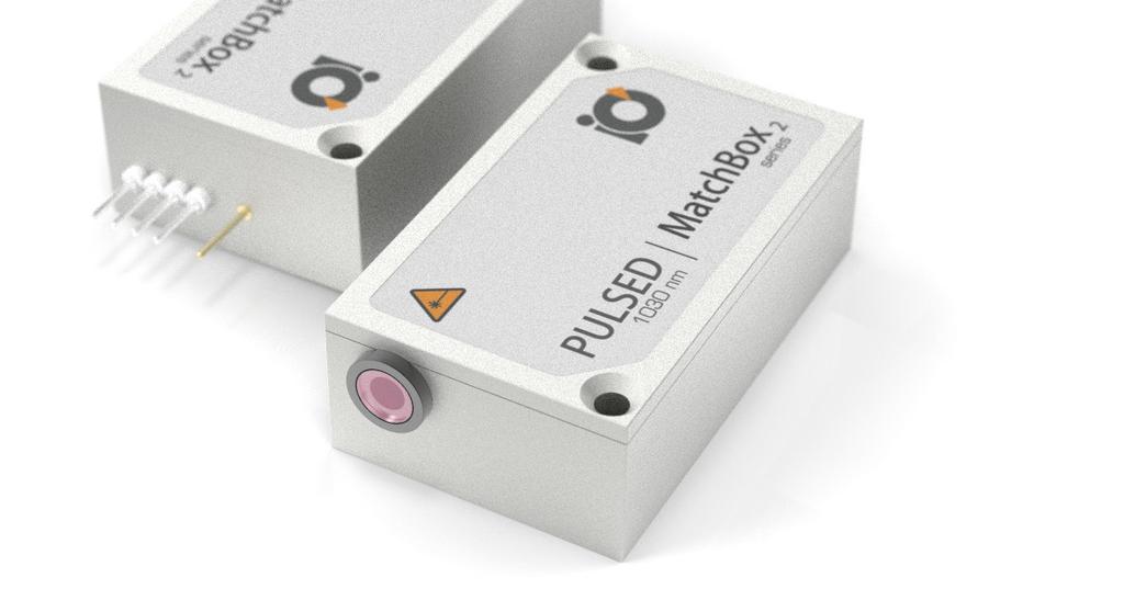 NANOSECOND PULSED LASERS ADVANTAGES Same size and a physical interface as of CW MatchBox lasers.