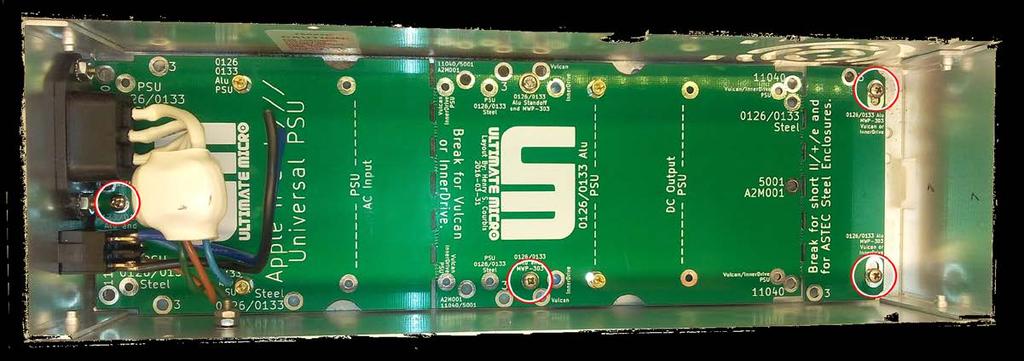 Install an M3 screw into the Brass Standoff and use a Phillips Screwdriver to reinstall the Standoff to the Universal PCB. b.