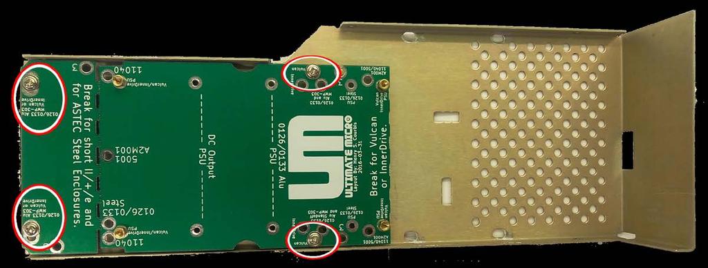 d. Finally, mount the Universal PCB to the Brass Standoffs you just installed.