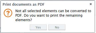 Clck the "Prnt documents as PDF" entry n the context menu The converted PDF fle s dsplayed n a pop-up