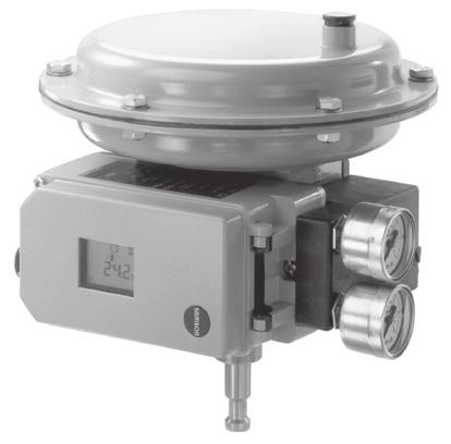 Series 3730 Type 3730-3 Electropneumatic Positioner with HART communication Application Single-acting or double-acting positioner for attachment to pneumatic control valves.